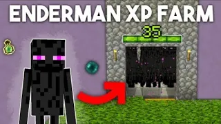 SIMPLE 1.18 ENDERMAN XP FARM TUTORIAL in Minecraft Bedrock (MCPE/Xbox/PS4/Nintendo Switch/Windows10)