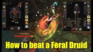 How to beat a feral druid - WOTLK PvP - Morphious - w/ Commentary