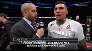 UFC Charlotte: Entrevista no octógono com Andre Fili