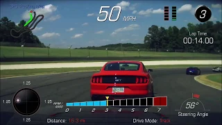 Learning the line at Barber Motorsports Park in a Camaro SS 1LE