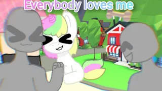 Everybody loves me// Adopt Me Animation meme [flipaclip] ft. Roblox Adopt Me Unicorn  Pet
