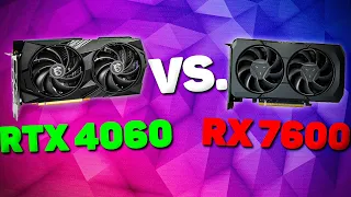 RTX 4060 vs. RX 7600! Какую видеокарту выбрать? Сравнение по 5 критериям.