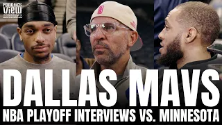 PJ Washington, Daniel Gafford & Jason Kidd Discuss Dallas Mavs vs. Minnesota, GM1 Win Recap