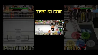 BROCK LESNAR VS ROMAN RINGS WWE #shorts