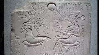 Akhenaten, Nefertiti, and Three Daughters