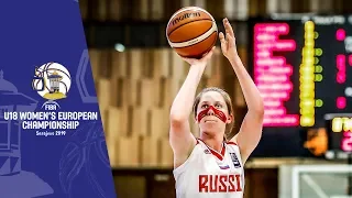 Russia v Latvia - Full Game - FIBA U18 Women's European Championship 2019