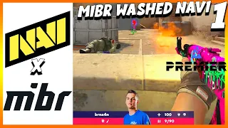 1st loss in 2022! NAVI vs MIBR dust2 - BLAST Premier Spring Groups 2022 - CSGO VOD