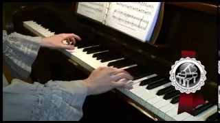 STRAUSS "The Blue Danube"  Waltz Piano Version