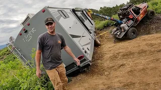 Off The Edge: This Trailer Recovery Might Be Too Much For The Rat Rod Wrecker!