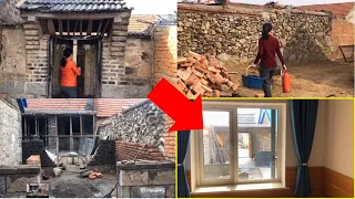 Leaving City old house renovation & process || The final new house so beautiful Rural Free Life