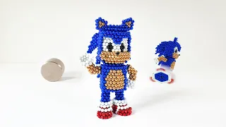 Sonic out of magnetic balls
