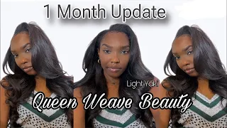 Is it Low Maintenance, Shedding, Matting❓❗ 1 Month Update Light Yaki Hair Queen Weave Beauty