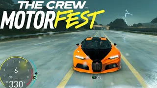 The Crew Moterfest - Bugatti Chiron super sport at 400+ Thrustmaster gameplay