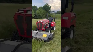 Steiner 450 with 72” Flail Mower