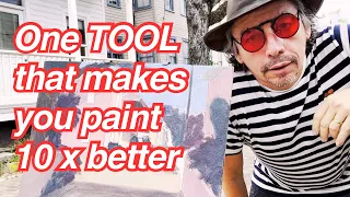 Struggling when painting outdoors? This Tool Will TRANSFORM Your Paintings!