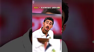 POV- You're sledging INDIAN Cricket Team🇮🇳 | Virat Kohli Aggressive WhatsApp status Edit🥵🥶 #shorts