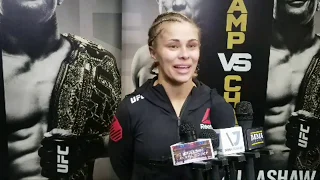 UFC on ESPN+1 : Paige Van Zant post fight interview