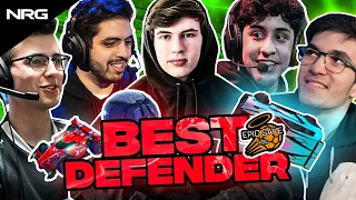 Who is the best defender in NRG rocket league?