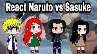 Pais do Naruto e do Sasuke reagindo a Naruto vs Sasuke
