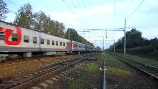ЧС2Т-1024 с поездом №010 "Псков"