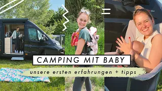 Erstes Mal Campen mit Baby - was würden wir anders machen? | MANDA Vlog