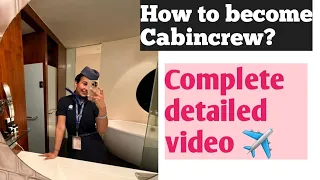 Everything about CabinCrew / Complete information about / How to become Cabincrew  ?