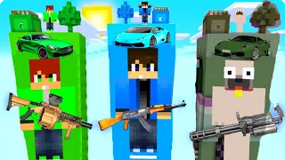 FEGYVERES SKYBLOCK SZIGET KIHÍVÁS A MINECRAFTBAN!