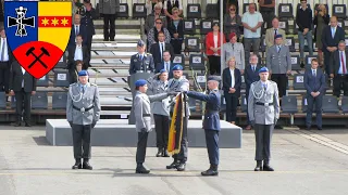 Bundeswehr: feierliches Gelöbnis Rheine - Sanitätsregiment 4 / AKK -  Luftwaffenmusikkorps Münster