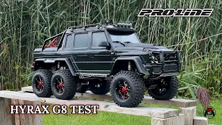 Rc Crawler Traxxas Trx6 Mercedes Benz /  I test the proline hyrax G8 tires on my crawler course