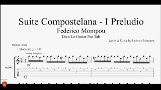 Suite Compostelana - I Preludio - Guitar Tutorial + TAB