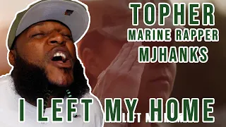 TWIGGA SORRY - I Left My Home - MJHanks feat. @Topher and @The Marine Rapper [LYRIC VIDEO](REACTION)