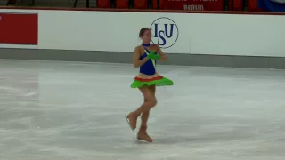 Irina Schmid - Silver Ladies I  Free Skating - 2016 Oberstdorf