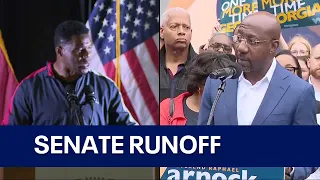 Herschel Walker, Raphael Warnock campaign before Georgia runoff election for US Senate seat