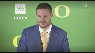 Dan Lanning's introductory press conference at Oregon