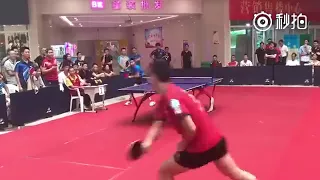 Chinese kid's level of table tennis