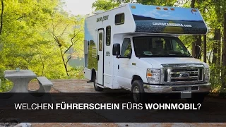 Welchen Führerschein für die Wohnmobilmiete?