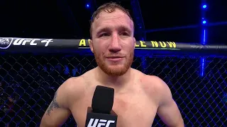 UFC 254: Justin Gaethje Octagon Interview