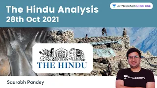 The Hindu Newspaper Editorial Analysis 28th Oct 2021 | Current Affairs | UPSC CSE | Saurabh Pandey