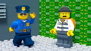 LEGO Bank Robbery Fail - Tunnel