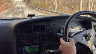 1994 Toyota Hilux Surf 1KZ turbo-diesel driving video