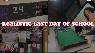 Realistic last day of school vlog (school tour,morning talk,games etc )⭐️⭐️!