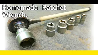 Homemade Ratchet wrench | Sprocket ratchet wrench | DIY ratchet wrench