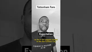 Tottenham fans Expectation vs Reality! #shorts