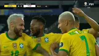 Brazil vs Peru 4−0 - All Goals & Extended Highlights - 2021