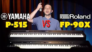 Yamaha P-515 Roland FP-90X - Battle of the Flagship Portable Digital Pianos - DEMO