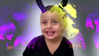 Niños y papá juegan con maquillaje y saltan en trampolines +  videos divertidos para niños