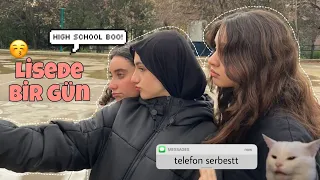 Lisede "Normal" Bir Gün 🙃 | Telefonlar Serbestmişş 🔔 #lisedefterim