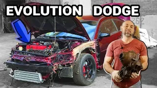 Dodge Stratus Coupe AWD conversion & EVO TURBO engine swap how to...