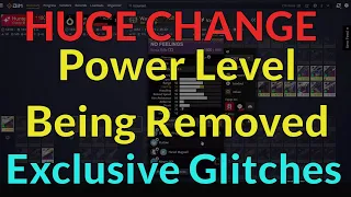 HUGE CHANGE Exclusive Glitches With Sunset Weapons Now That Power Level Cap Is Removed Legacy Armor