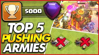 TOP 5 BEST TH10 PUSHING ATTACK STRATEGIES WITHOUT HEROES!! | Clash of Clans